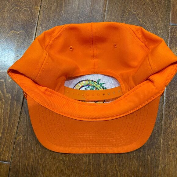Attractive Headwear Hacienda Las Palmas Orange Embroidered Vintage Cap One Size - Picture 5 of 6
